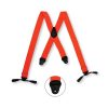 button suspenders orange