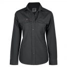 black ladies stretch work shirt