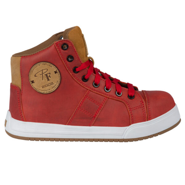 Laced Work Mid Cut Boots