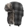 Grey Aviator Hat