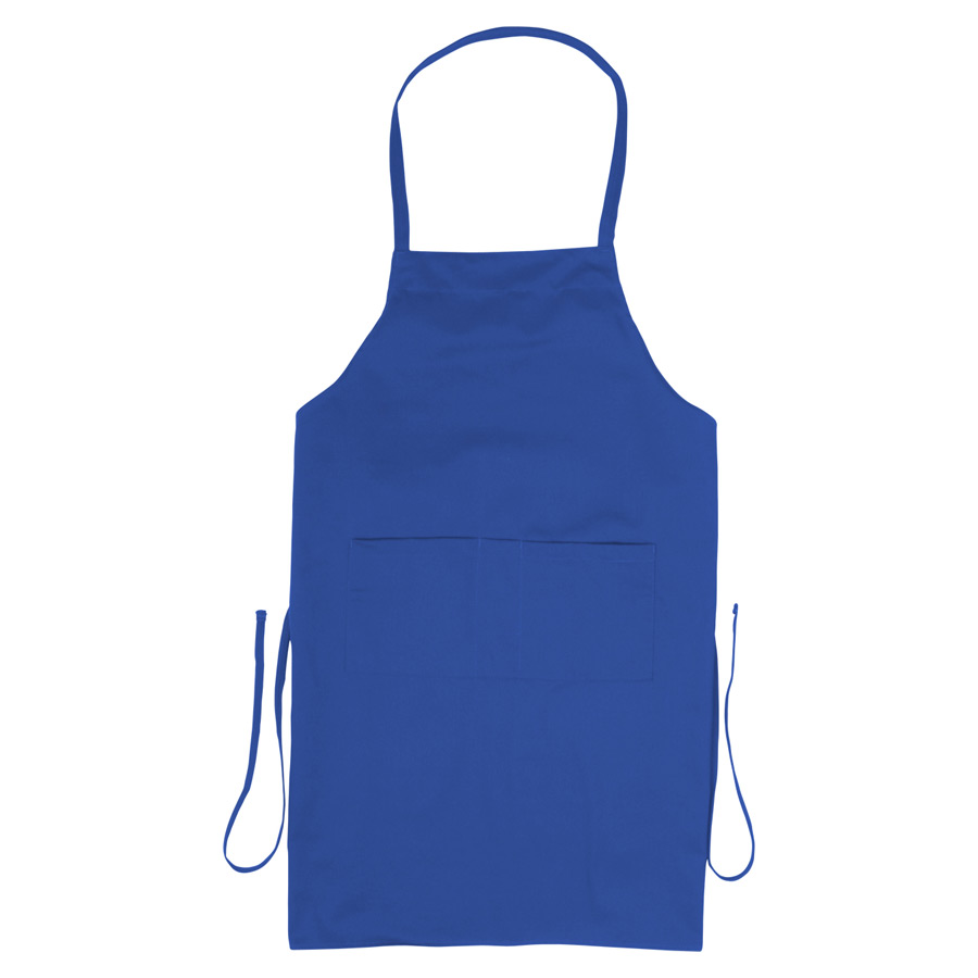 thumbnail image 2 of ComfortCare Reusable Adult Apron - Blue Stuart Pattern - Fluid Resistant & Absorbent 2 of 3
