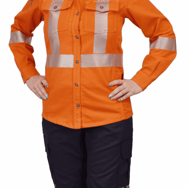 Deluxe Striped FR Work Shirt