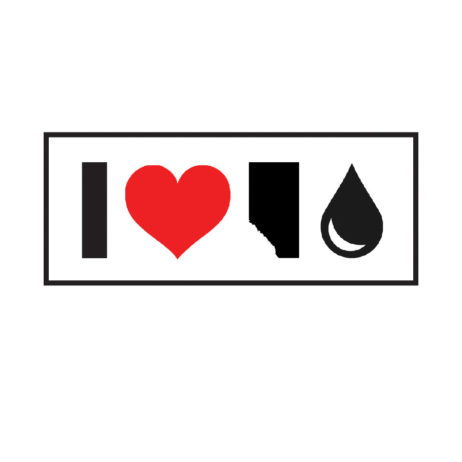 Heart AB Oil Sticker