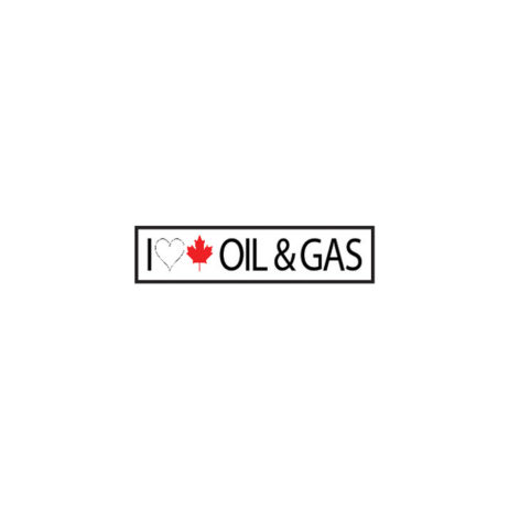 I Love Canadian Oil & Gas Sticker