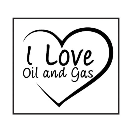 Love Oil and Gas Sticker