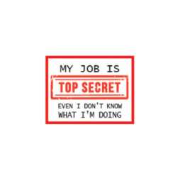 Top Secret Sticker