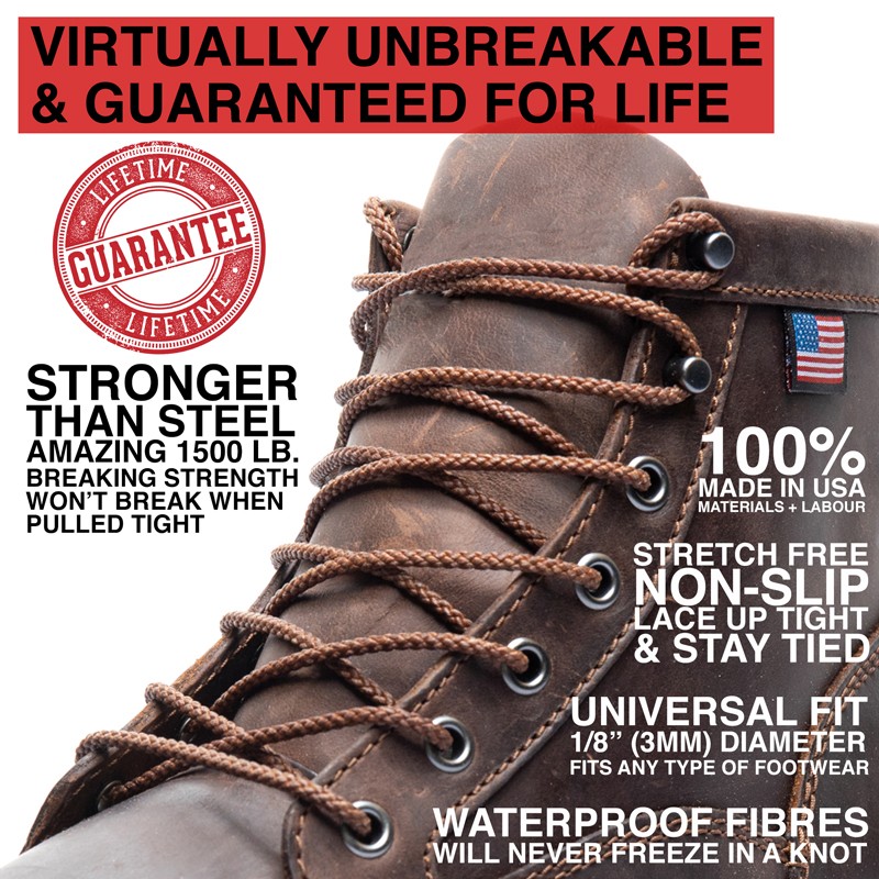 Ironlace™ Unbreakable Boot Laces & Shoelaces - Ironlace