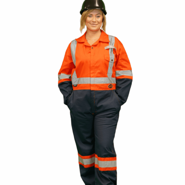 Pioneer® 2-Tone Polyester/Cotton Safety Coverall