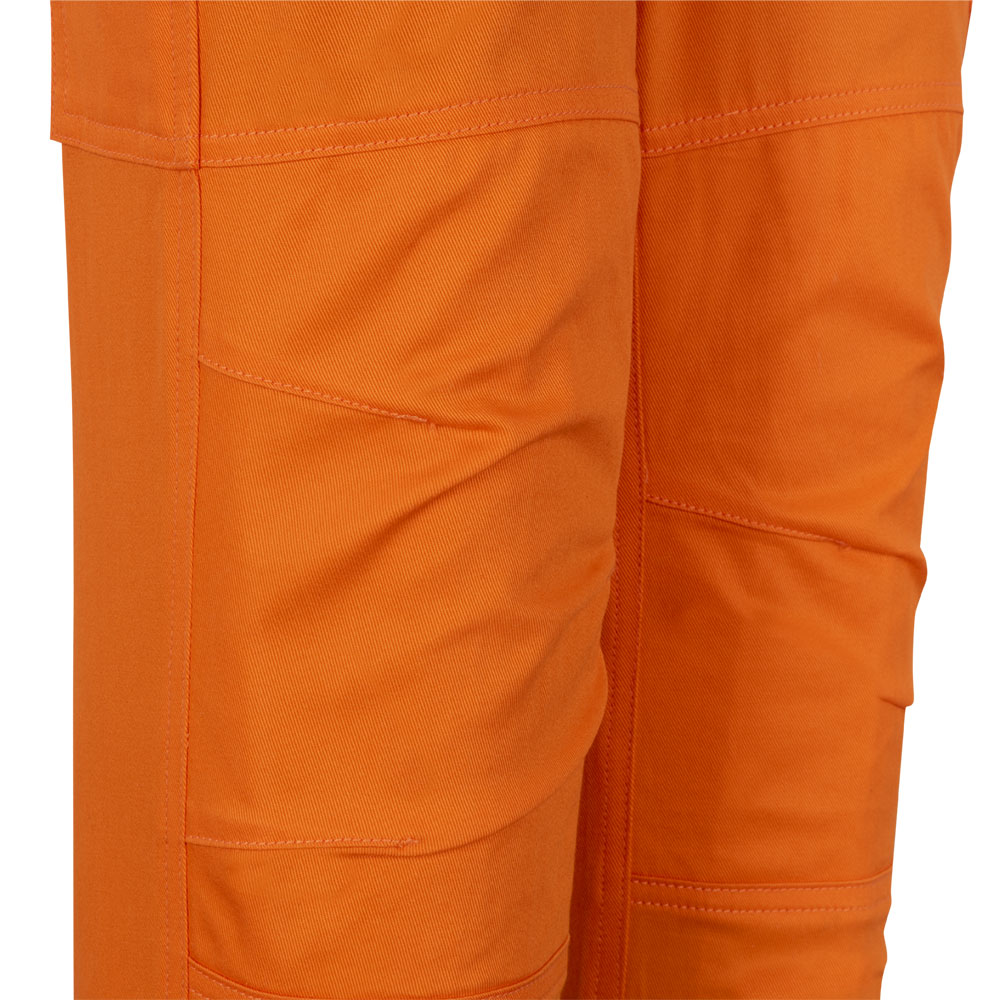 Hi-Viz Orange Cotton Twill Safety Pants