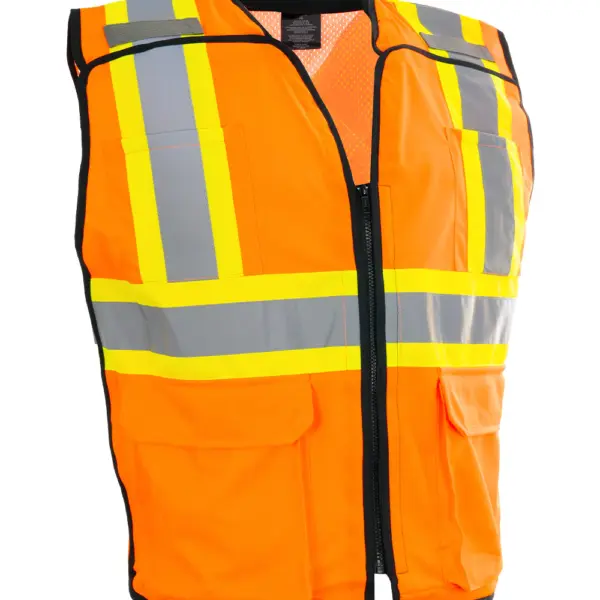 Zip-Up Hi-Viz 5 Point Tear-Away Vest