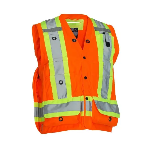 Hi-Viz Orange Surveyor's Vest