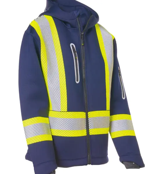 Hi-Viz Zip-Up Softshell Jacket