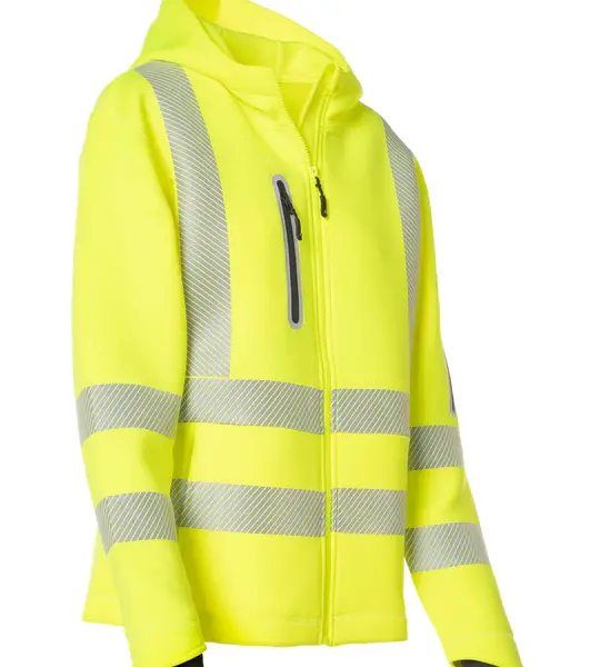 Softshell Zip-Up Jacket in Lime