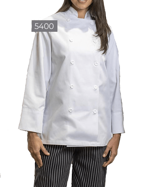 100% Cotton Chef Coat with Buttons