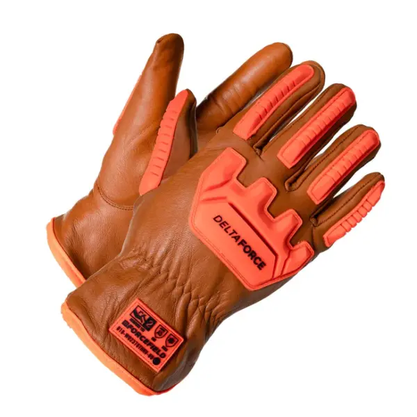 Deltaforce Goatskin Kevlar and Thinsulate Lined Winter Impact Glove
