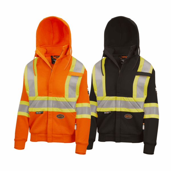 FR Hi-Viz Hoodie with Detachable Hood