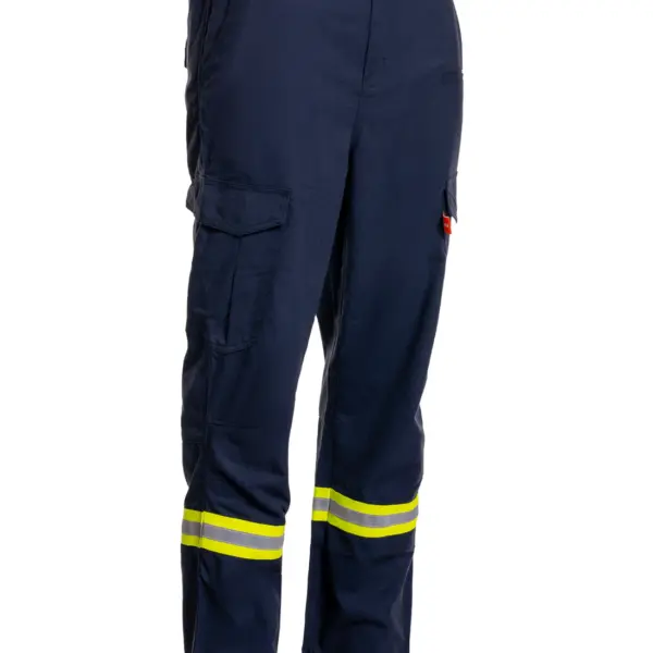 Flame-Resistant 6oz Striped Cargo Work Pant