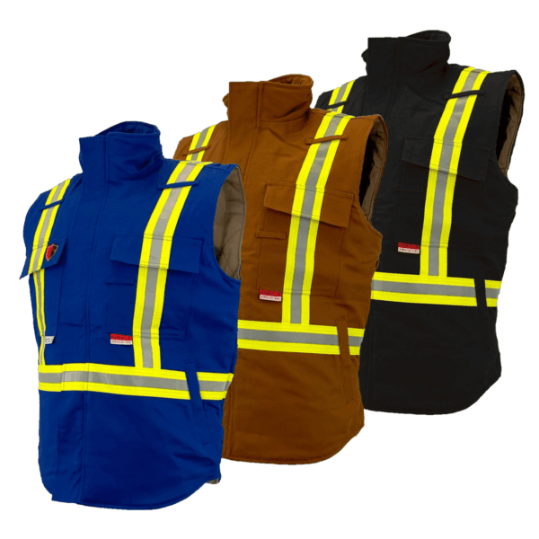 FR Hi-Viz Insulated Vests (XS-7XL)
