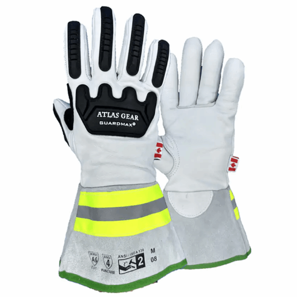 Lined Leather Impact Gloves GuardMax® – W802