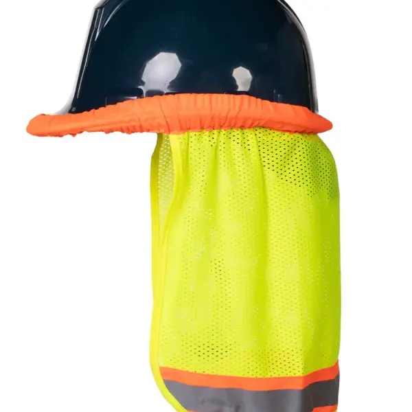 Hi-Viz Reflective Mesh Hard Hat Sun Shade