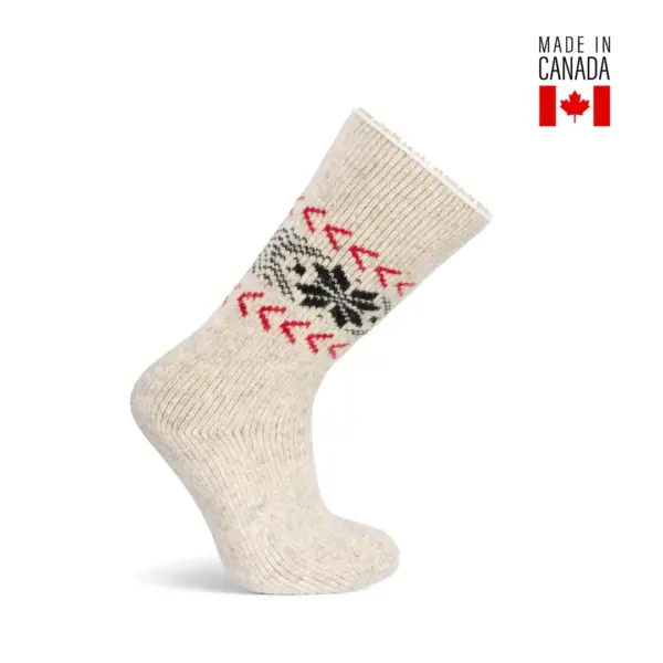 -40 Below "Snowflake Pattern" Wool Thermal Winter Sock