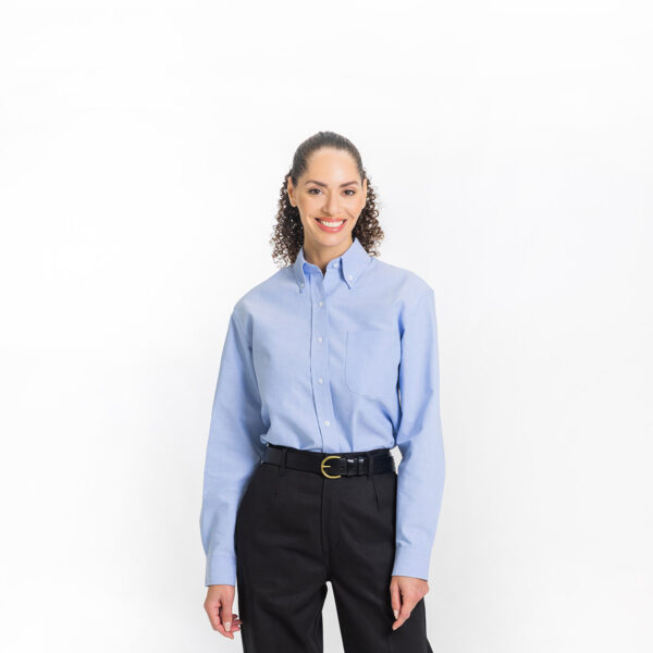 Oxford Button Down Collared Work Shirts