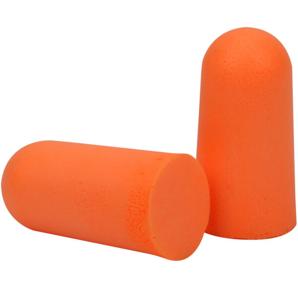 Mega Bullet™ Disposable Soft Polyurethane Foam Ear Plugs NRR 32 - Box of 250