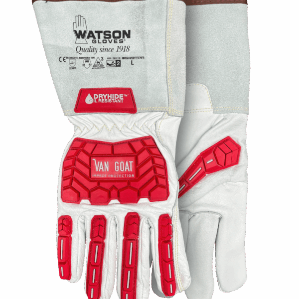 Van Goat Goatskin Gauntlet Impact Gloves (Cut A6)