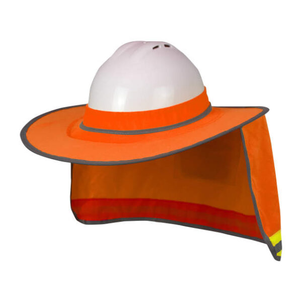 Hi-Viz Collapsible Hard Hat Shade