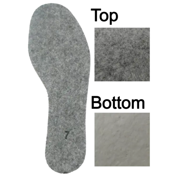 Perspiration Wicking Sponge Felt Insoles