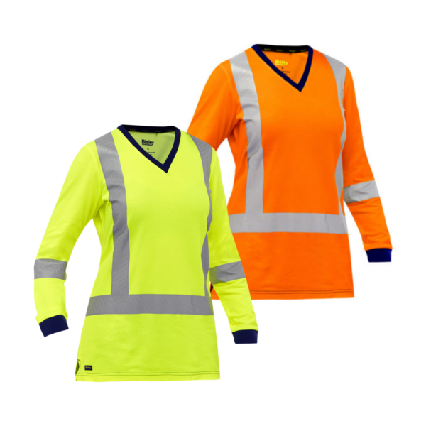 Hi-Viz X-Back Long Sleeve Antimicrobial Shirt