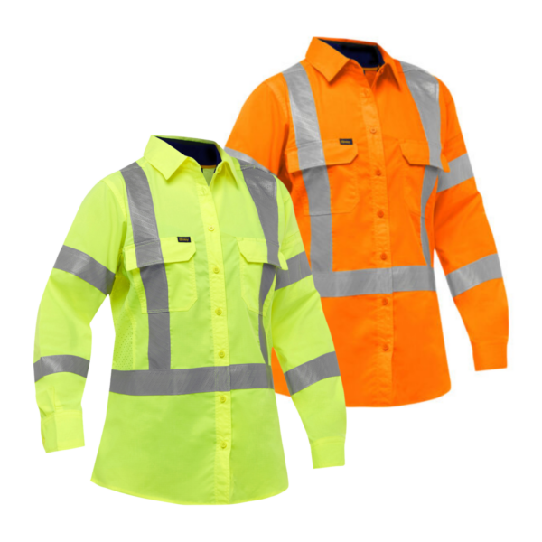 Hi-Viz X-Back Long Sleeve Shirt with X-Airflow™ Ventilation