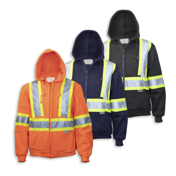 FR Hi-Viz Hoodie with Detachable Hood