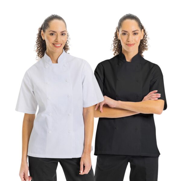 Ladies Short Sleeve Chef Coat
