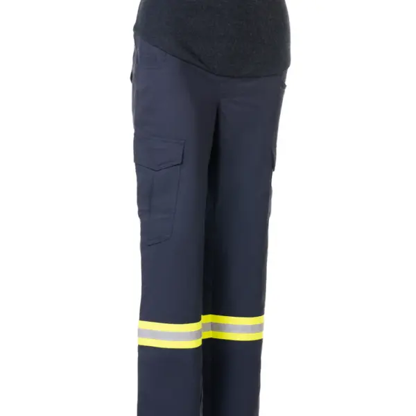 Inherent FR 6oz Hi-Viz Maternity Full Panel Cargo Work Pant