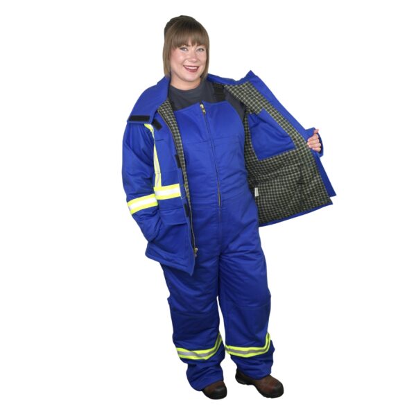 FR Insulated Hi-Viz Bib Overalls