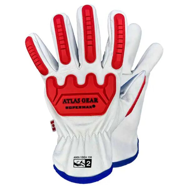 RoperMax® Lined Leather Impact Gloves
