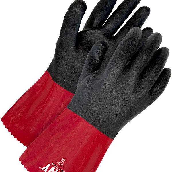 12" PVC Glove w/Nylon Lining