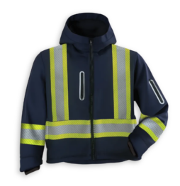 Hi-Viz Fleece Zip-Up Hoodie