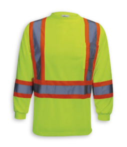 Hi-Viz Long Sleeve Moisture Wicking T-Shirt
