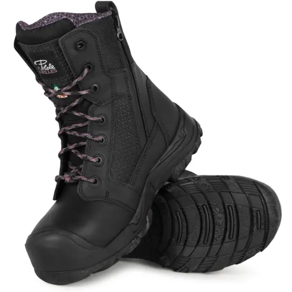 CSA 8" Waterproof Work Boots with Zipper (Non-Metallic)