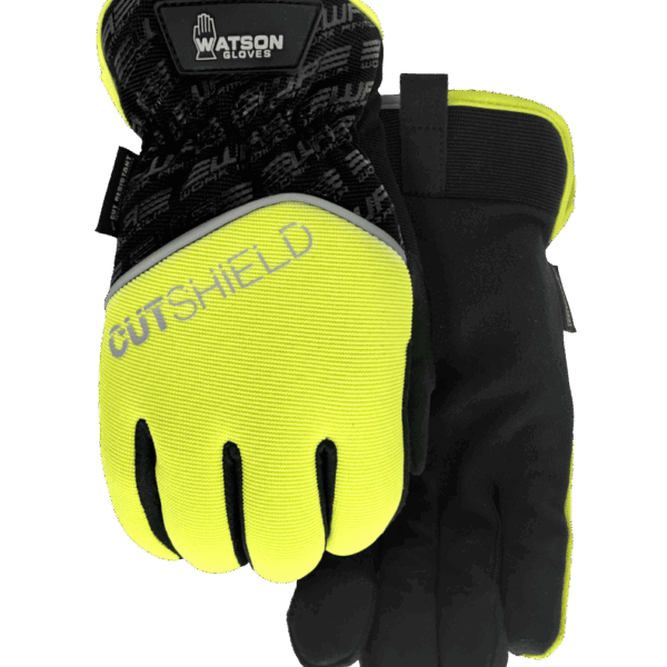 "Oil Change" Hi-Viz Mechanics Gloves (Cut A6)