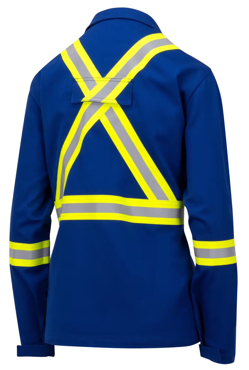 Pioneer® FR-Tech® Hi-Viz Flame-Resistant Unlined Safety Jacket in Royal Blue - Image 2
