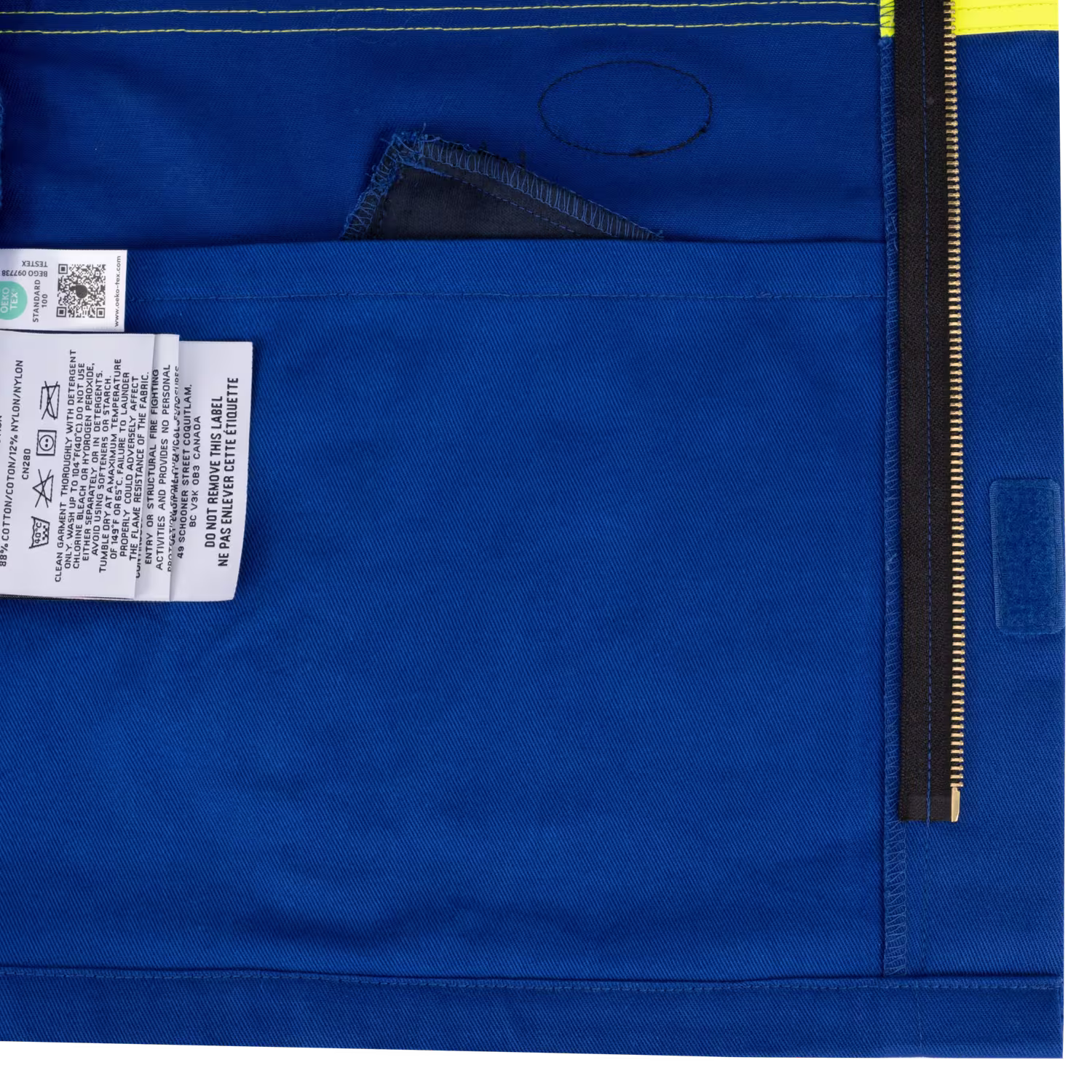 Pioneer® FR-Tech® Hi-Viz Flame-Resistant Unlined Safety Jacket in Royal Blue - Image 7